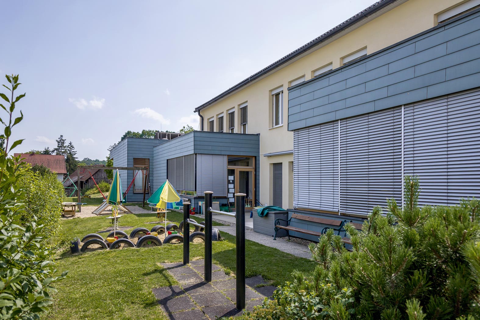 hecher bau steiermark wien gewerbebau industriebau schulen kindergarten wohnbau altbau fassadensanierungen wohnbausanierung